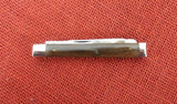 Schatt & Morgan Queen Steel Doctor Knife 2000 NKCA Club Spatula Smooth Brown Bone