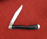 Queen City Cutlery Co 1982 Easy Opener Master Cutler Black Delrin NOS