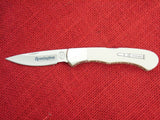 Remington R50033 Silver Bullet Knife 2019 Buck Made 532 Bucklock Ivory Paper Micarta 420HC USA Lot#BU-297