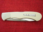 Remington R50033 Silver Bullet Knife 2019 Buck Made 532 Bucklock Ivory Paper Micarta 420HC USA Lot#BU-297