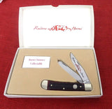 Burnt Chimney Redbone Hound Trapper Knife Boker Solingen Germany Red Bone