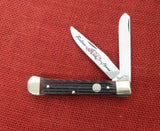 Burnt Chimney Redbone Hound Trapper Knife Boker Solingen Germany Red Bone
