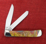 Case S9254RB Trapper Knife Rainbow Corelon Premier Edition 2019 Slant Bolsters 1 of 2500