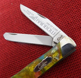 Case S9254RB Trapper Knife Rainbow Corelon Premier Edition 2019 Slant Bolsters 1 of 2500