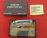 Schrade Knife Care Kit SAK-1 Brown Box 1980's NICE RARE