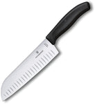 Victorinox Knife 6.8523.17-x4 Santoku 7" Granton Fluted Blade Swiss Classic Forschner