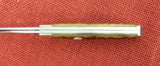 Sargent USA Queen City 1992 NKCA Knife Brown Bone Trapper Etched