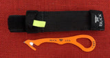 Buck 0299ORG 299 Strap Cutter Traction Orange Cerakote USA Lot#BU-424
