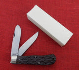 Craftsman Knife Camillus Jumbo Trapper 100 years Sears Roebuck 1986 Jig Bone