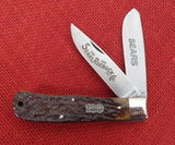 Craftsman Knife Camillus Jumbo Trapper 100 years Sears Roebuck 1986 Jig Bone