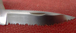 Buck 0428 42821 428 V52 Serrated Drop Point Blade Selector Knife USA 1991 Lot#-Serdrop