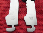 Buck 0428 4285X 428 V52 Serrated Gutting Blade Selector Knife USA 1991 Lot#serguthook-AorB