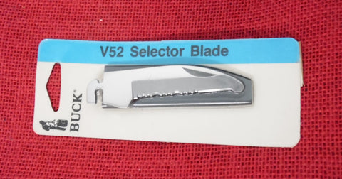 Buck 0428 4285X 428 V52 Serrated Gutting Blade Selector Knife USA Lot#serguthook-2