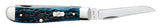 Case 51852 Mini Trapper Knife Mediterranean Blue Bone 6207 SS