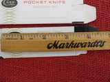Case Knife 6 Boxes ONLY 3 1/4" Original Vintage Late 70's-80's Box