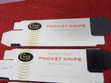 Case Knife 6 Boxes ONLY 3 1/4" Original Vintage Late 70's-80's Box