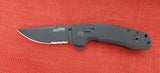 SOG Knife 12-38-03-57 Tac XR Black Out Partially Serrated D2 Blade G10 Handle
