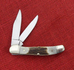 Hen & Rooster Knife Stag Copperhead German 25th Anniv SMKW Smoky Mountain Knife Works