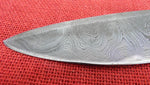 Craig Steketee Custom Stek Knife 17" Kukri Handmade Damascus Horn Handle RARE