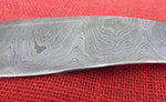 Craig Steketee Custom Stek Knife 17" Kukri Handmade Damascus Horn Handle RARE