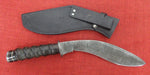 Craig Steketee Custom Stek Knife 17" Kukri Handmade Damascus Horn Handle RARE