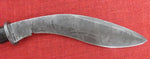 Craig Steketee Custom Stek Knife 17" Kukri Handmade Damascus Horn Handle RARE