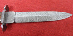 Craig Steketee Custom Stek Knife 12 1/2" Dagger Handmade Damascus Exotic Wood Handle RARE