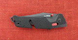 SOG Knife 11-12-01-57 Trident AT MK3 Black GRN Handle Red Accents Plain Edge D2 (Copy)