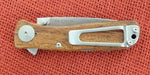 SOG Knife TWI17-BX Twitch Wood Handle S.A.T. Assisted Flipper AUS-8 Lockback