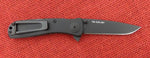 SOG Knife TWI12 Twitch Black Aluminum S.A.T. Assisted Flipper AUS-8 Lockback