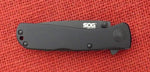 SOG Knife TWI12 Twitch Black Aluminum S.A.T. Assisted Flipper AUS-8 Lockback