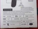 SOG Knife TWI12 Twitch Black Aluminum S.A.T. Assisted Flipper AUS-8 Lockback