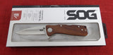 SOG Knife TWI24 XL Twitch S.A.T. Assisted Flipper Rosewood AUS-8 Lockback