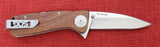 SOG Knife TWI24 XL Twitch S.A.T. Assisted Flipper Rosewood AUS-8 Lockback