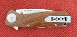 SOG Knife TWI24 XL Twitch S.A.T. Assisted Flipper Rosewood AUS-8 Lockback