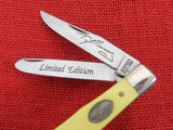 Schrade Knife 296Y Ty Murray Limited Edition Yellow Trapper USA