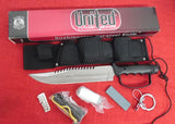 United Cutlery UC212 Bushmaster Survival Kit Knife Sawback Bowie NEW OLD STOCK