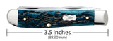 Case 51852 Mini Trapper Knife Mediterranean Blue Bone 6207 SS
