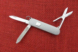 Victorinox Knife Diplomat Stainless Handle Classic Discontinued Swiss Army