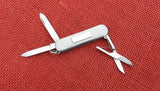 Victorinox Knife Diplomat Stainless Handle Classic Discontinued Swiss Army