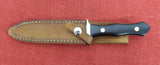 Steve Voorhis Custom Knife Dagger Fighter 10 1/2" OVL Micarta Double Edged Lot#VS-11