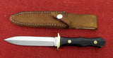 Steve Voorhis Custom Knife Dagger Fighter 10 1/2" OVL Micarta Double Edged Lot#VS-11