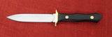Steve Voorhis Custom Knife Dagger Fighter 10 1/2" OVL Micarta Double Edged Lot#VS-11