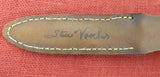 Steve Voorhis Custom Knife Dagger Fighter 10 1/2" OVL Micarta Double Edged Lot#VS-11