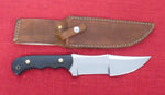 Steve Voorhis Custom Knife Chopper Micarta Carbon Steel Mirror Polish Lot#VS-2