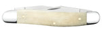 Case 13317 Muskrat SS Knife Natural Smooth Bone USA Stainless Steel