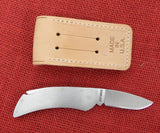 Zippo Knife by Case Doral Across American Etch 3 1/4" Lockback with Leather Sheath USA