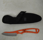 Buck 0135ORS1 135 Paklite Caper Discontinued Fixed Blade Knife USA Orange  Cerakote Lot#BU-85