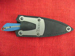 Buck 0017CFSLE 017 Thorn 2015 Limited Edition Fixed Blade Knife Blue Twill Carbon Fiber Handle Damascus Blade USA Lot#BU-182