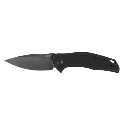 Zero Tolerance Knife by Kershaw ZT 0357BW Assisted Flipper Knife Blackwash 20CV Drop Point Black G10 USA